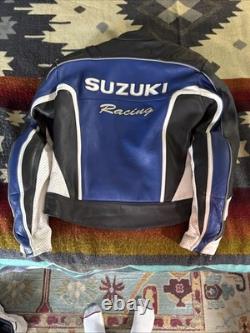 Motorcycle jackets for men leather Suzuki