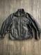 Motorcycle leather coat, very heavy size large men
