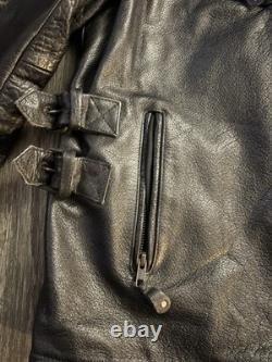 Motorcycle leather coat, very heavy size large men