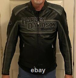 Motorcycle leather jacket men used
