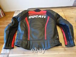 Motorradjacke Ducati Gr 52 L schwere Qualität Leder