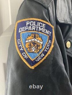 NYPD Mounted Police Leather Jacket