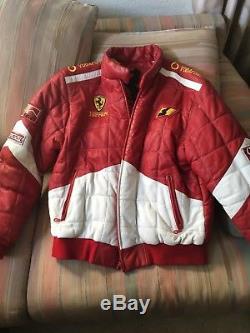 Nice leather Ferrari jacket custom