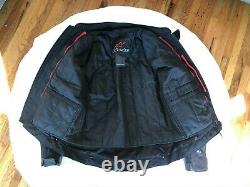 No Reserve Alpinestars Perforated Black Leather Jacket with Back & Chest Armor