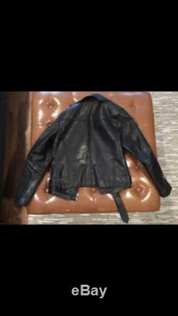 Nudie Jeans Ziggy Leather Biker Jacket, Size Small