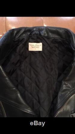 Nudie Jeans Ziggy Leather Biker Jacket, Size Small
