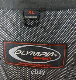 Olympia AST Motorcycle Jacket, Cordura, Vented with Zip-in Liner, Men's XL, gray