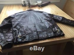 Orvis Vanson Horsehide Leather Jacket Mens Large