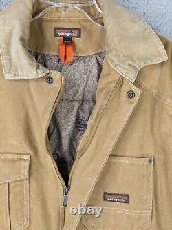 Patagonia Coat Jacket Men's Large Beige Iron Forge Hemp Canvas Chore Work Barn