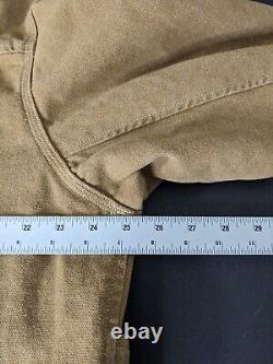 Patagonia Coat Jacket Men's Large Beige Iron Forge Hemp Canvas Chore Work Barn