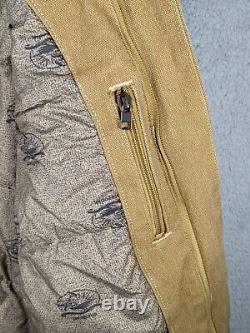 Patagonia Coat Jacket Men's Large Beige Iron Forge Hemp Canvas Chore Work Barn