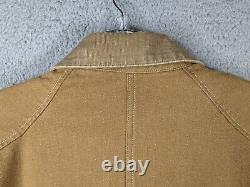 Patagonia Coat Jacket Men's Large Beige Iron Forge Hemp Canvas Chore Work Barn