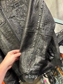 Pelle Pelle Marc Buchanan Leather Jacket Studded Size XL