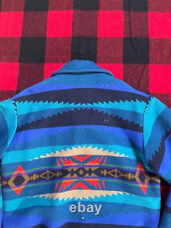 Pendleton High Grade S/M Southwestern Aztec Native USA Made Work Jacket