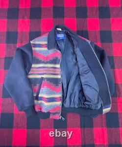 Pendleton S Southwestern Aztec Plaid Wool Western 1990s RRL Work Jacket