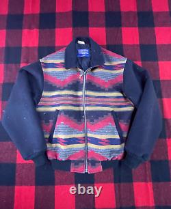 Pendleton S Southwestern Aztec Plaid Wool Western 1990s RRL Work Jacket