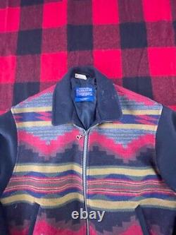 Pendleton S Southwestern Aztec Plaid Wool Western 1990s RRL Work Jacket