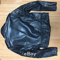 Perfecto 118 40 schottcowhide leather double motorcycle jacket racer 618
