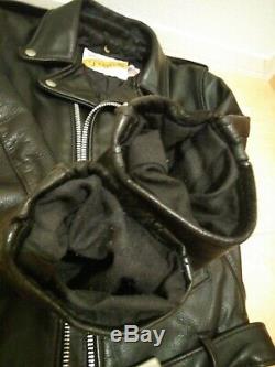 Perfecto 618 34 schott steerhide leather double motorcycle jacket racer 641
