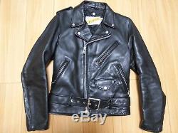 Perfecto schott 618 34 steerhide leather double motorcycle jacket racer 641