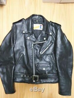 Perfecto schott 618 36 steerhide leather double motorcycle jacket racer 641