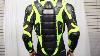 Perrini Green Ce Approved Full Body Armor Motorcycle Jacket Night Visibility