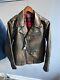 Polo Ralph Lauren Brown Double Rider Leather Jacket Size M