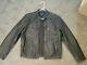 Polo Ralph Lauren Cafe Racer Leather Jacket Size M 100% Lamb Leather