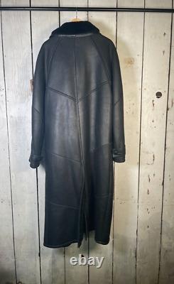 Polo Ralph Lauren L/XL 1990s Shearling Fur Leather RRL Western Coat Jacket