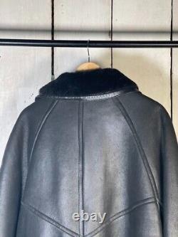 Polo Ralph Lauren L/XL 1990s Shearling Fur Leather RRL Western Coat Jacket
