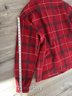 Polo Ralph Lauren Large Red Shirt Jacket Hunting Mackinaw Lumberjack RRL VtG XL
