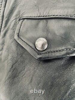 Polo Ralph Lauren Leather Moto Jacket Size S Retail $698