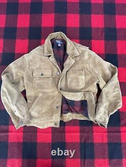 Polo Ralph Lauren M/L Leather RRL Western Type 3 Hunting Biker Trucker Jacket