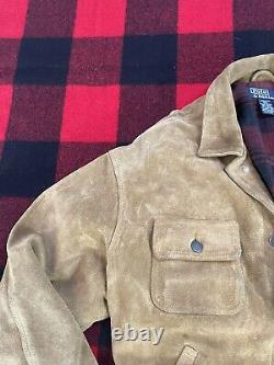 Polo Ralph Lauren M/L Leather RRL Western Type 3 Hunting Biker Trucker Jacket