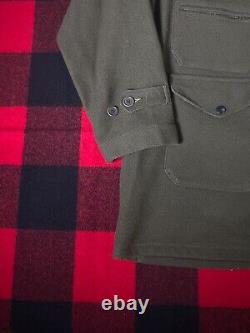 Polo Ralph Lauren S/M 1990s RRL Mackinaw Wool Western Hunting Military Jacket