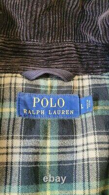 Polo Ralph Lauren The Iconic Waxed Moto Williamsburg Jacket Mens Large Rare