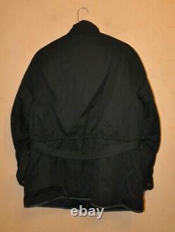Polo Ralph Lauren Trialmaster Men's Black Biker Jacket Leather Trim Size 1XB BIG