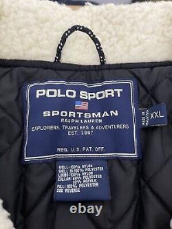 Polo Ralph Lauren XXL Sportsman Parka Jacket Shearling Sherpa 3XL RRL VTG Ski CP