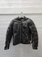Pre-owned Icon Tuscadero Motorcycle Jacket Leather Nylon armor Motor Sz XL