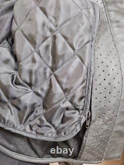Pre-owned Icon Tuscadero Motorcycle Jacket Leather Nylon armor Motor Sz XL