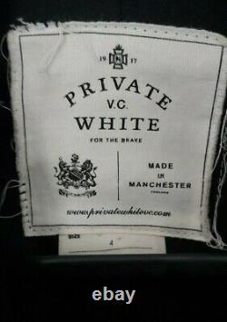 Private White VC Polartec Fleece British Calf Skin Suede Jacket 4/M RRP £695