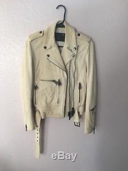 R13 White Leather Jacket Size Small Totokaelo, NET-A-PORTER