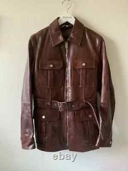 RARE 2017 Ballys Nappa Goat Leather Trialmaster Motorcycle Jacket (RARE). $4K