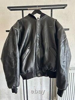 RARE? Balenciaga Vetements Style Taxi Leather Bomber Kanye West Vintage