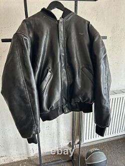 RARE? Balenciaga Vetements Style Taxi Leather Bomber Kanye West Vintage