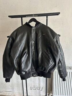 RARE? Balenciaga Vetements Style Taxi Leather Bomber Kanye West Vintage