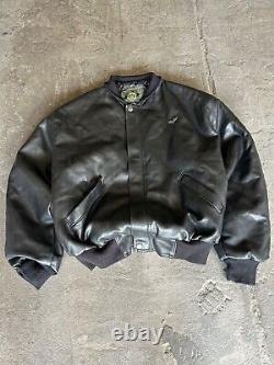 RARE? Balenciaga Vetements Style Taxi Leather Bomber Kanye West Vintage