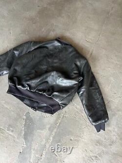 RARE? Balenciaga Vetements Style Taxi Leather Bomber Kanye West Vintage