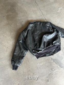RARE? Balenciaga Vetements Style Taxi Leather Bomber Kanye West Vintage