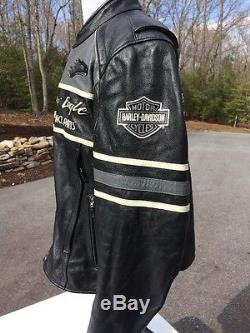 RARE Harley Davidson Screamin Eagle Thunder Valley Leather Jacket Men's 2XL